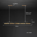 Modern stainless steel brushed gold pendant lamp dining room
