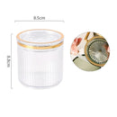 DecorBites™ Acrylic Seasoning Jar Set with Tray - Kitchen Storage Organizer