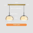 DecorBites™ Glass Jelly Pendant Lamp: Minimalist Luxury Design for Home Living Room Bedroom