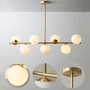 DecorBites™ Bean Glass Chandelier: Modern Magic Lighting for Kitchen Living Room Bedroom