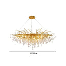 DecorBites™ Gold Chandelier Glass Pendant Lamp for Home Decor - Modern Luxury Lighting