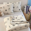 DecorBites™ Children Cartoon Summer Cooling Quilt - Double Bed Breathable Thin Blanket Duvet
