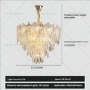 DecorBites™ French Crystal Chandelier Cream Wind Lighting Elegant Luxury Lights