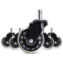 DecorBites™ 3 Inch Rotatable Heavy Duty Soft Safety Office Chair Caster Roller