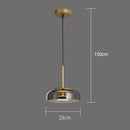 DecorBites™ Glass Pendant Lights LED Modern Dining Room Nordic Restaurant Hanging Lamp