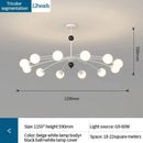 DecorBites™ Cream Wind Chandelier: Luxury Postmodern Hall Lamp for Living Room, Bedroom, and Restaurant