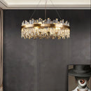 DecorBites™ Crystal LED Chandelier for Luxurious Living & Dining Spaces