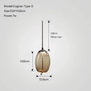 DecorBites™ Glass Knot Pendant Chandelier Light for Bedroom Kitchen Dining Room