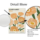 Abstract Yayoi Kusama Wall Art - Flower Market Canvas Painting