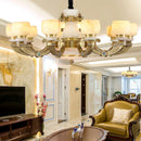 DecorBites™ All Copper Jade Chinese Chandelier: Modern & Simple Living Room Lighting