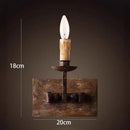 DecorBites™ Country Retro Wall Light Solid Wood for Bedroom Living Room, Creative Lighting