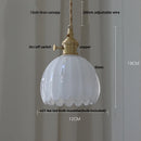 DecorBites™ Copper Glass LED Pendant Light - Modern Adjustable Hanging Fixture for Home deco