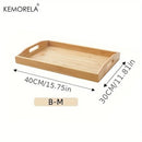 DecorBites™ 1PCS Rectangular Wooden Trays - Multipurpose Kitchen Storage Organizer
