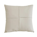 DecorBites™ Ivory Leather Pillow Cover 45x45cm for Home Decoration