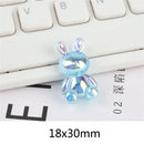 DecorBites™ Kawaii Rabbit Resin Cabochon for Scrapbooking and DIY Crafts
