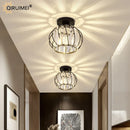 DecorBites™ Crystal Glass Nordic LED Chandelier for Modern Indoor Lighting
