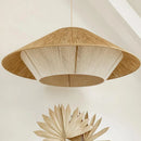 DecorBites™ Hemp Rope Rattan Weave Chandelier LED Pendant Lights for Home Decor & Dining