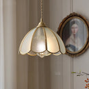 DecorBites™ Antique Glass LED Pendant Lamp, Adjustable Loft Kitchen Light Fixture