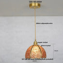 DecorBites™ Crystal Glass LED Pendant Lamp: Modern Nordic Style Hanging Light Fixture for Home Decor