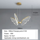 DecorBites™ LED Butterfly Ceiling Chandelier - Luxury Pendant Light for Bedroom, Living & Dining Room