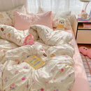 DecorBites™ Cozy Cartoon Printed Cotton Comforter Set for Adults