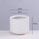 DecorBites™ Gold Ceramic Flower Pot Succulent Vase Terrarium Plant Pots for Home Balcony Decor