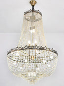DecorBites™ Crystal LED Chandelier for Living & Dining Room Luxury