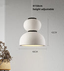 DecorBites™ Gourd Shaped LED Chandelier: Nordic Wabi Sabi Design for Homestay, Cafe & Restaurant