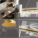 DecorBites™ Gold Aluminum Plating LED Pendant Lights for Home Decor