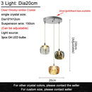 DecorBites™ Crystal LED Ceiling Chandelier for Living Room, Bedroom, Dining, and Kitchen