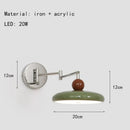 DecorBites™ Iron Wall Light: Modern Rotatable LED Wall Lamp for Bedroom Lighting