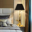 DecorBites™ Gun Floor Lamp Electroplated Metal Table Desk Light