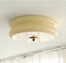 DecorBites™ Cream Medieval Glass Ceiling Lamp for Living Room, Dining Room, Bedroom & Study
