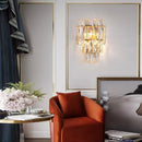 DecorBites™ Crystal LED Wall Lamp: Minimalist Luxury Lighting for Living Room TV Background