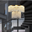 DecorBites™ Crystal Water Curtain Pendant Chandelier - Luxury LED Lighting for Home, Hotel, and More