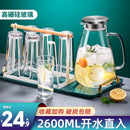 DecorBites™ Large Capacity Water Jar Set with Handle, Heat-Resistant and Explosion-Proof