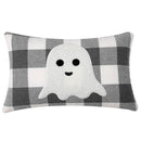 DecorBites™ Halloween Ghost Embroidery Pillow for Cozy Living Room Sofa Rest