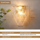 DecorBites™ Luxe Crystal Glass Wall Lamp for Aisle, Living Room, Bedroom & Corridor Lighting