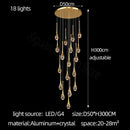 DecorBites™ Crystal Bubble Chandelier: Modern Luxury Lighting for Home, Dining, Bedroom & Stairwell
