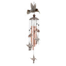 Butterfly Bird Wind Chimes Outdoor Hanging Creative Shape Metal Windchime Crisp Sound Tube Wind Chime Pendant Garden Ornament