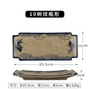 DecorBites™ Japanese Fish Print Ceramic Tableware - Special-shaped Large Dinner Plate Set