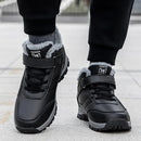 Mens Waterproof Winter Snow Boots – Warm Durable Outdoor Shoes