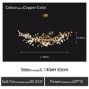 DecorBites™ Crystal Branch Ceiling Chandelier | Indoor Dining Living Room Light Fixture