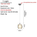 DecorBites™ Crystal LED Chandelier for Living Room Staircase Kitchen Island Light