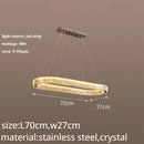 DecorBites™ Crystal LED Chandelier: Modern Luxury Lighting for Living & Dining Room