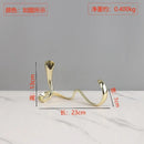DecorBites™ Geometric Gold Candlestick Holder Centerpiece