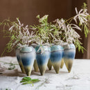 DecorBites™ Abstract Tooth Ceramic Flower Pot Hanging Vase for Artistic Home Decor