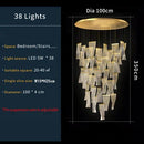 DecorBites™ LED Art Acrylic Pendant Light for Modern Luxury Staircase Chandelier