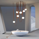 DecorBites™ Glass Ball Pendant Lamp for Loft Living Dining Room, LED Lighting