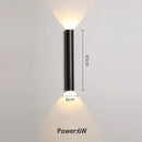 DecorBites™ LED Wall Lamp: Lone Line Up and Down Light for TV Background or Bedroom